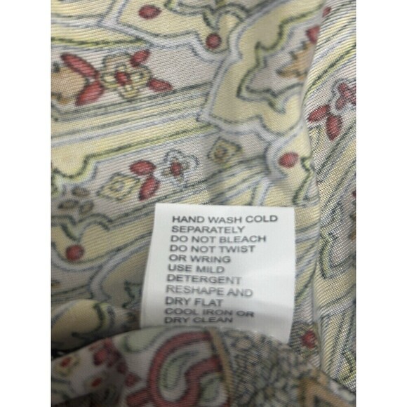 Seven Islands Sleeveless Ruffle Straps Paisley Print Maxi Dress Size Medium - Picture 7 of 9